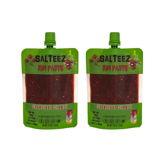 Salteez Rim Paste - Cranberry Chamoy - 2 Packs - FREE SHIPPING!